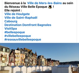 Mers devient membre du réseau « VILLE BELLE ÉPOQUE »