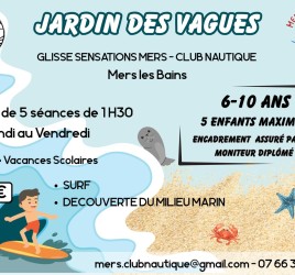 Découverte des premières glisses et du milieu marin.