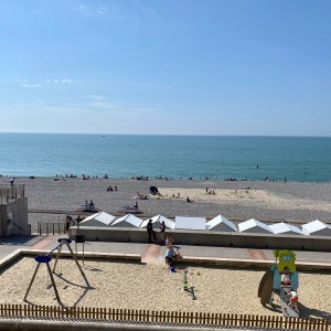 Vue du balcon face mer