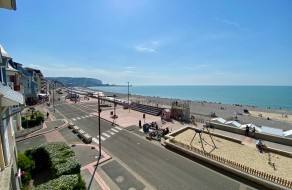 Vue du balcon vers Le Tréport