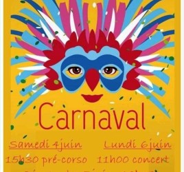 Le carnaval fait son retour du 4 au 6 juin 2022 à la ville d’Eu